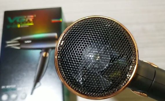 Компактний дорожний електрофен VGR V-439 фен для сушіння волосся 1600 Вт Чорний | Зображення 5