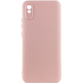 Чехол Silicone Cover Lakshmi Full Camera (AAA) для Xiaomi Redmi 9A Розовый / Pink Sand