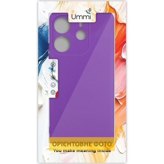 Чехол Silicone Cover Ummi Lakshmi Full Camera (AA) для Xiaomi Redmi Note 14 Pro 4G/5G Фиолетовый / Purple | Зображення 1