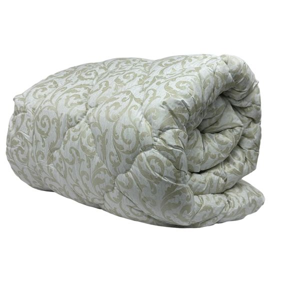 Ковдра двоспальна закрита Arda Завиток 20399 175х215 см бежева | Зображення 1