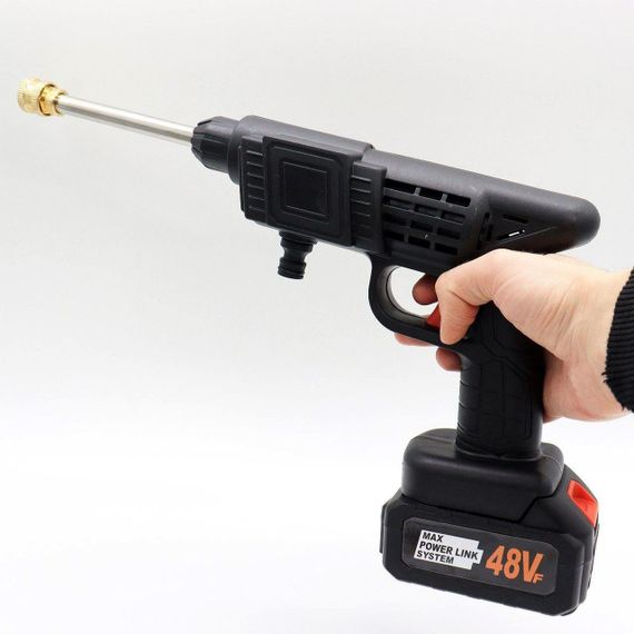 Акумуляторна мийка високого тиску с 2 акумуляторами 30V / Міні-мийка для машини / Бездротовий пістолет розпилювач для мийки | Зображення 6