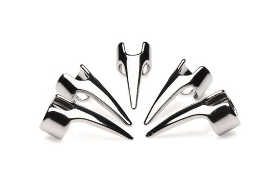 Набор колец с когтями Master Series Five-Piece Sensation Claw Rings Серебристые | Зображення 1