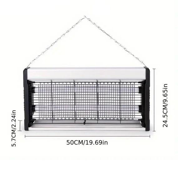 Пастка для комах з UV підсвічуванням Mosquito trap WD-245 2200V (50cm) Black / White | Зображення 6