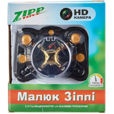 Радиоуправляемая игрушка ZIPP Toys Квадрокоптер с камерой Малыш Zippi с доп. аккумулятором, зол (CF922 gold) | Зображення 6