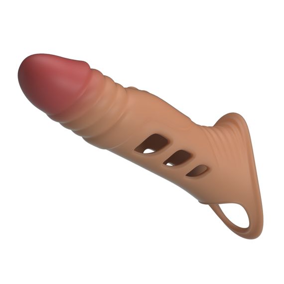Насадка на пеніс Pretty Love 8.7 Vibrating Penis Sleeve Extender | Зображення 3