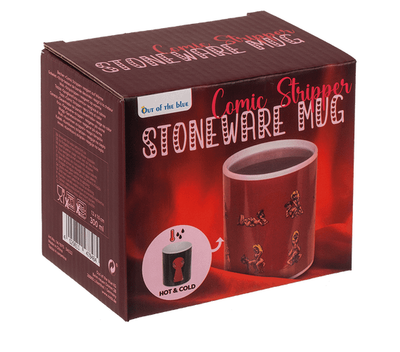 Чашка с термоэффектом Stoneware Mug Comic Stripper, 300 мл Sex Aura | Зображення 4