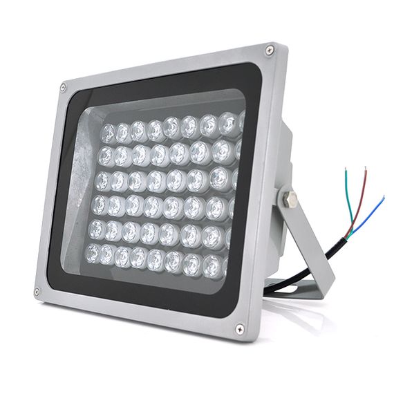 Прожектор спрямований з сутінковим датчиком YOSO 220V 50W, 54LED, IP66, кут огляду 120 °, дальність до 150м, 280 * 230 * 130мм, BOX