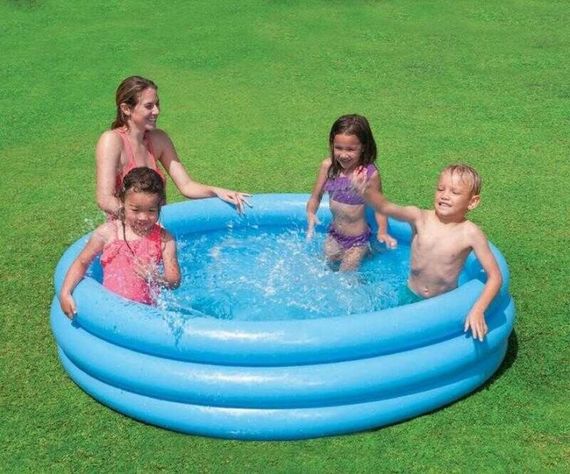 Intex Басейн 58426 NP "Синій кристал" (6) розміром 147х33см, об'ємом 324л, вагою 1,43кг, від 3 років | Зображення 3
