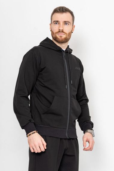 Спорт костюм чоловічий демісезонний, колір чорний, 241R175 | Зображення 2