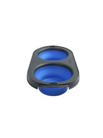 Миска двойная Dexas Collapsible Pet Feeder складная 2 х 1.2 л синий