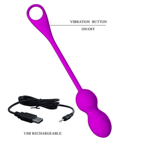 Віброкульки - Pretty Love Elvira Vibrating Egg Purple (App) Sex Aura | Зображення 5