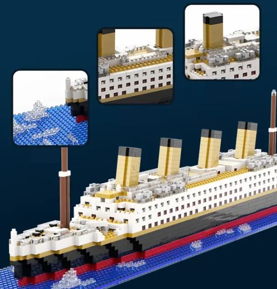 Конструктор корабль Titanic (1878 деталей) mini | Зображення 5