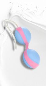 Вагінальні кульки Amor Gym Balls blue-pink sexstyle