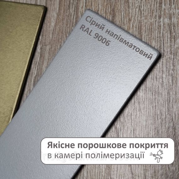 Ніжка шпилька для столу з металу 730 мм 1 шт (1145) Сірий | Зображення 3
