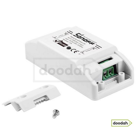 Wi-Fi реле / вимикач / таймер - ITEAD sonoff 10A, 90-250 В - купити з гарантією та доставкою по Україні | Зображення 1