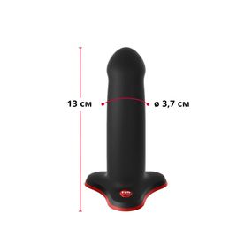 Фаллоимитатор Fun Factory AMOR, черный, длина 14,6 см, диаметр 3,7 см, изогнутый