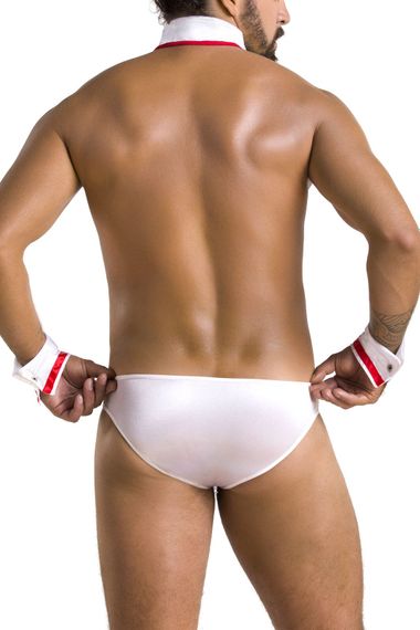 Ролевой костюм врача Passion 037 SET GREGORY, Белый, Свадебное бельё, S, M, Маленький размер | Зображення 1