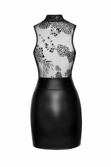 Платье Noir Handmade F241 Short dress with powerwetlook skirt and tulle top, M Sex Aura | Зображення 5