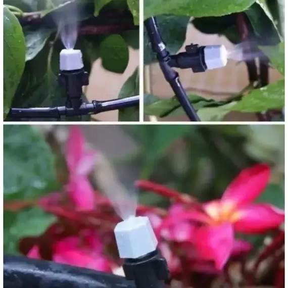 Туманоутворювач садовий 21 м для відкритих майданчиків, альтанок і саду, теплиць, легкий монтаж | Зображення 4