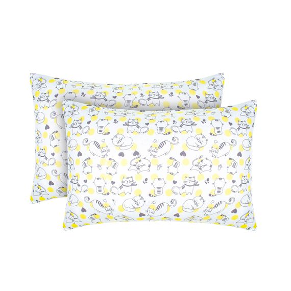 Набір наволочок Home Line 64633 Україна 40x60  Бавовна Жовтий, Сірий