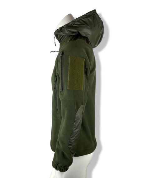 Флісова кофта з капюшоном Олива L | Зображення 6