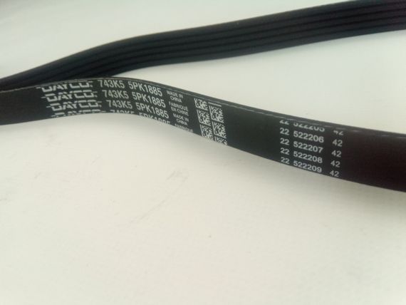 Ремінь генератора струмковий ВАЗ 2123, DAYCO (5PK1885) (2123-1041020-30) | Зображення 1