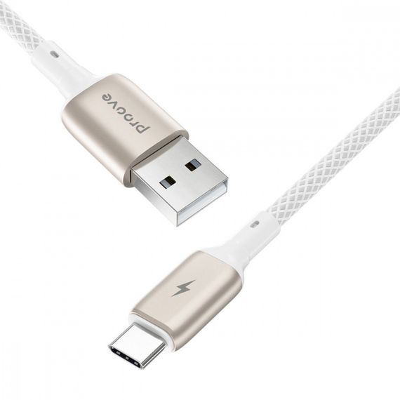 Кабель Proove Dense Metal Type-C 2.4A (1m) white | Зображення 3