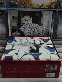 Постельное белье Belizza Penguen Фланель Хлопок Полуторный размер