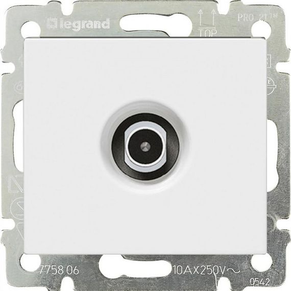 Valena Classic Legrand розетка TV &quot;звезда&quot; штекер белая (774429)