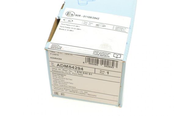 Колодки тормозные передние Ford Fiesta 08- ADM54294 | Зображення 4
