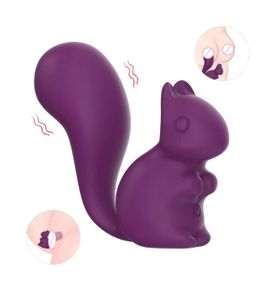 Міні-вібратор кліторальний Every Night Toys Debbie у формі білочки фіолетовий, 10 режимів вібрації Sex Aura