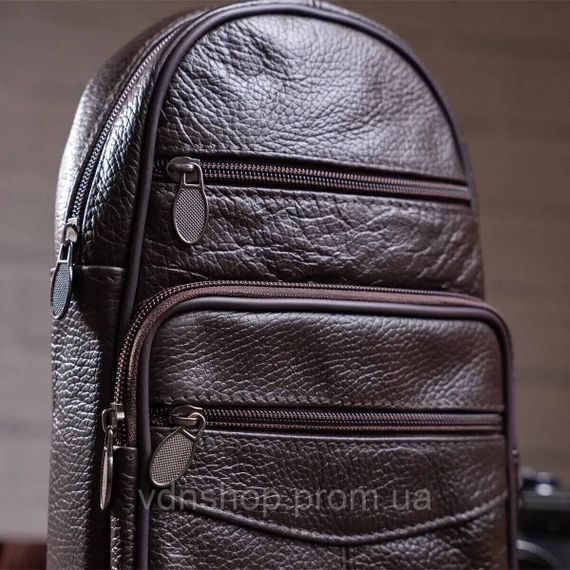 Сумка шкіряна чоловіча крос-боді, Чоловічі сумки через плече, Чоловіча сумка через плече містка WC-13 | Зображення 7