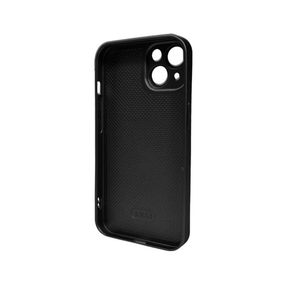 Чохол для смартфона AG Glass Matt Frame Color Logo for Apple iPhone 15 Graphite Black | Зображення 1