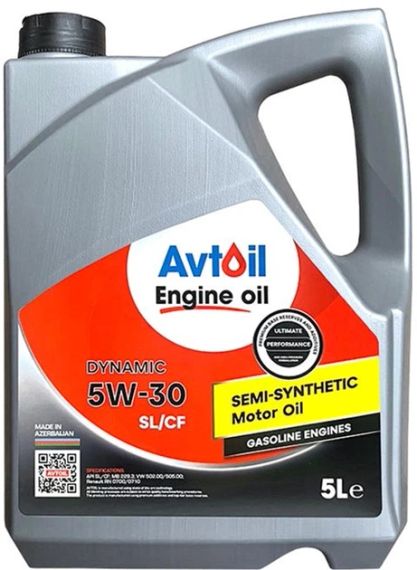 Моторна олива Avtoil Dynamic 5w30 SL/CF 5л