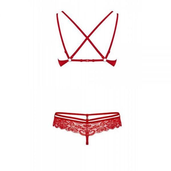 Комплект Obsessive 860-SET-3 2 pcs set red S/M Sex Aura | Зображення 3