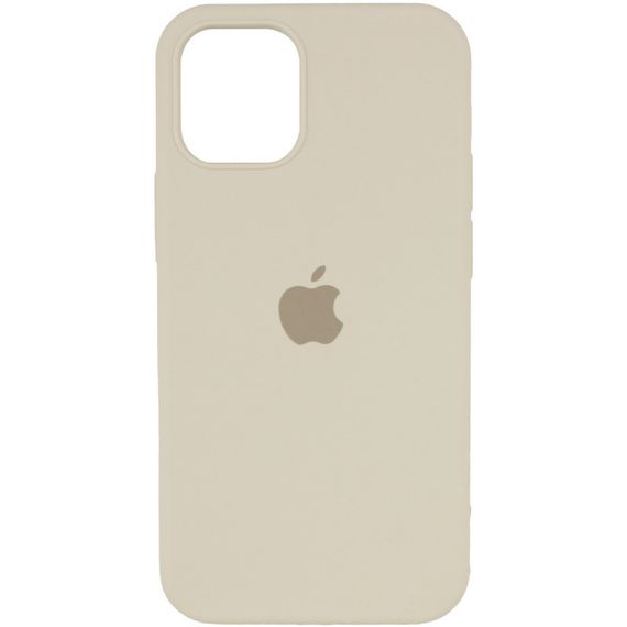 Чохол Silicone Case Full Protective (AA) для Apple iPhone 14 (6.1") Бежевий / Antique White