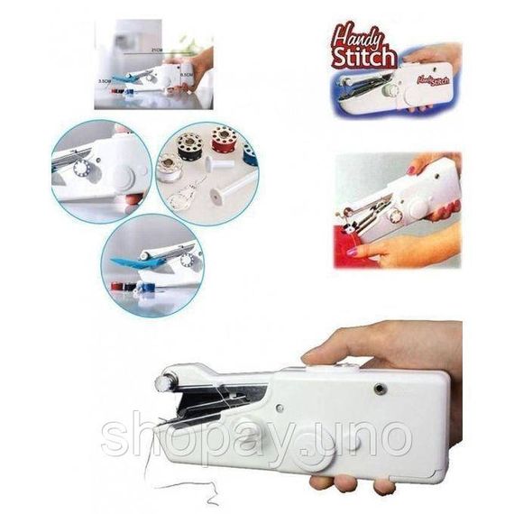 Ручная швейная машинка Handy Stitch ∙ Портативная домашняя мини-машинка для быстрого шитья | Зображення 2