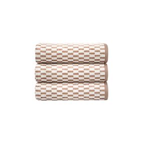 Рушник TAC 103356 Туреччина 50*90 см  Бавовна + віскоза Кава