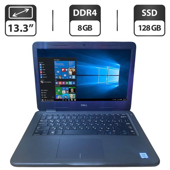 Ноутбук Dell Latitude 3310 / 13.3" (1366x768) TN / Intel Core i3-8145U (2 (4) ядра по 2.1 - 3.9 GHz) / 8 GB DDR4 / 128 GB SSD / Intel UHD Graphics / WebCam б/у