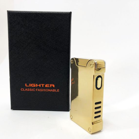 Дуговая электроимпульсная зажигалка с USB-зарядкой фонариком LIGHTER HL-437, Юсб зажигалка. Цвет: золотой | Зображення 3