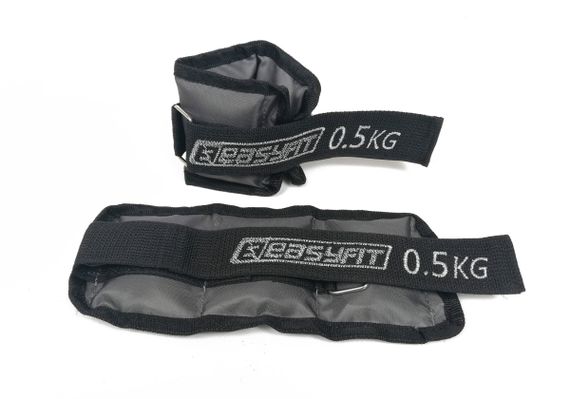 Обтяжувачі EasyFit 2 х 0,5 кг для ніг та рук з металом (EF-AWTМ-050) | Зображення 2