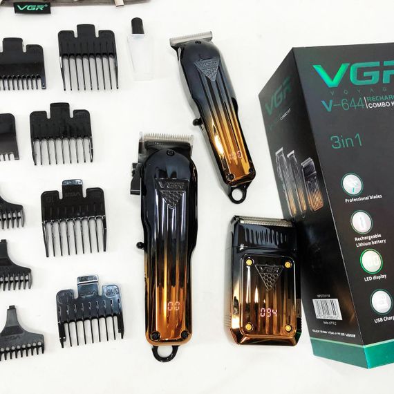Парикмахерские машинки профессиональные VGR, Острые профессиональные машинки для стрижки волос MD-50 | Зображення 5