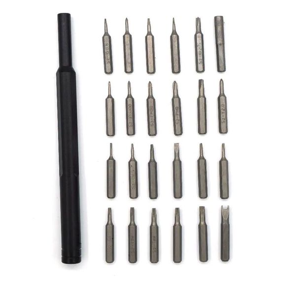 Набір магнітних викруток 24в1 в кейсі, Torx Hex Precision DIY / Магнітні біти для ремонту телефонів / Міні викрутки | Зображення 3