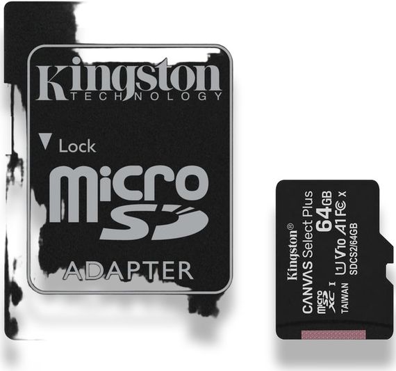 Карта пам'яті microSDHC 64GB UHS-3 XPRO з адаптером (MER-14615_300)
