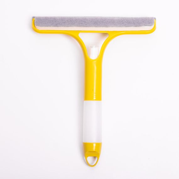 Швабра-щітка з пульверизатором і скребком для миття вікон, дзеркал та гладких поверхонь Жовта HP-35015-26Y | Зображення 2