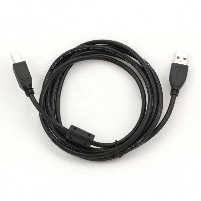 Кабель для принтера USB 2.0 AM/BM 3.0m ferrite Cablexpert (CCFB-USB2-AMBM-3M) | Зображення 1