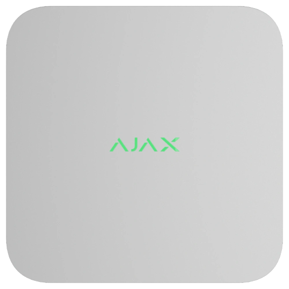Ajax NVR DC (8ch) white Відеореєстратор