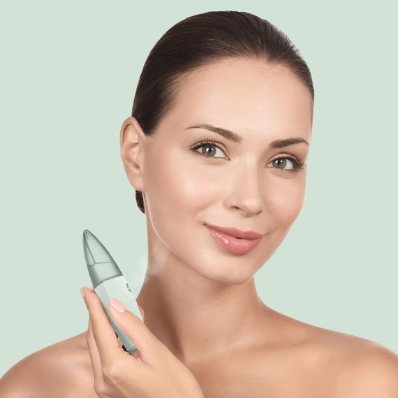 Зволожувач для шкіри обличчя GESKE Facial Hydration Refresher 4 in 1 gray, Зелений | Зображення 3