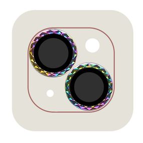 Захисне скло Metal Shine на камеру (в упак.) для Apple iPhone 15 (6.1") / 15 Plus (6.7")