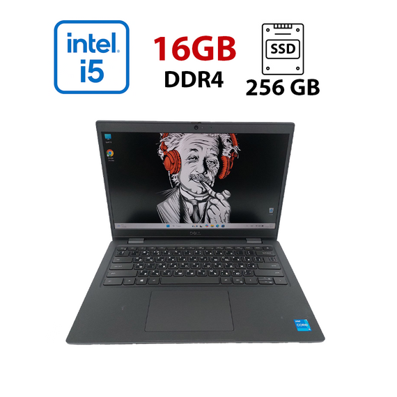 Ультрабук Dell Latitude 3420 / 14" (1920х1080) IPS / Intel Core i5-1145G7 (4 (8) ядра по 2.6 - 4.4 GHz) / 16 GB DDR4 / 256 GB SSD / Intel Iris Xe Graphics / WebCam б/у